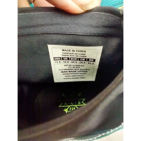 Under Armour Bandit XC Spikes Track Shoes Blue Black Mens 11.5 Sneakers Racing - Picture 8 of 16